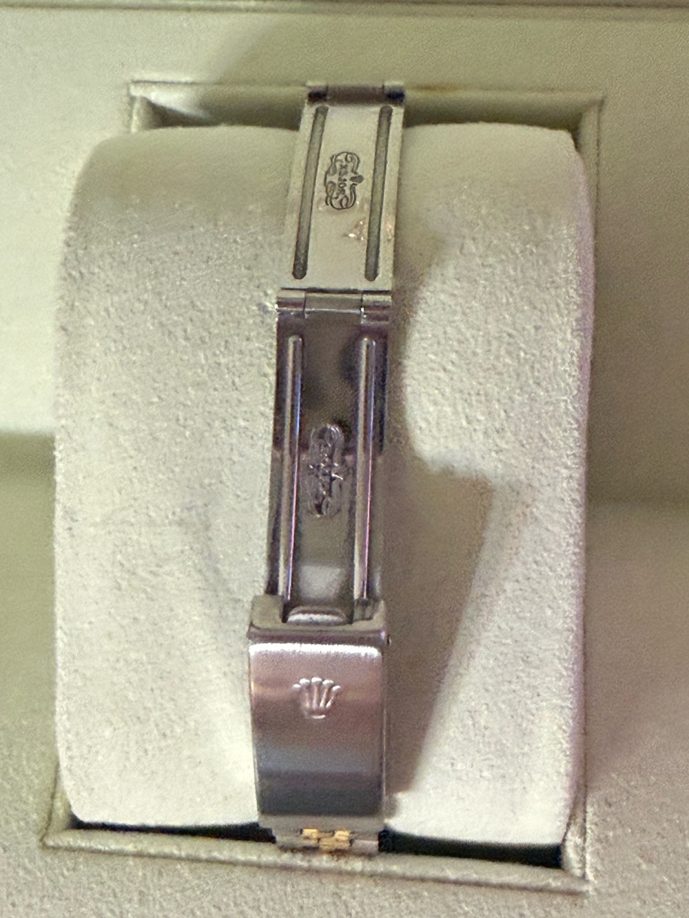 AUTHENTIC 24mm Rolex Oyster Perpetual  MotherPearl Dial Diamonds Jubilee watch - Picture 12 of 16